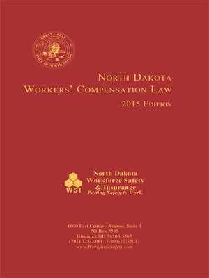 cover image of North Dakota Workers' Compensation Law